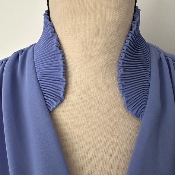 Pierre de Roche Toronto Paris Periwinkle Vintage Dress Mint Condition SZ 12 (44) - Picture 2 of 6